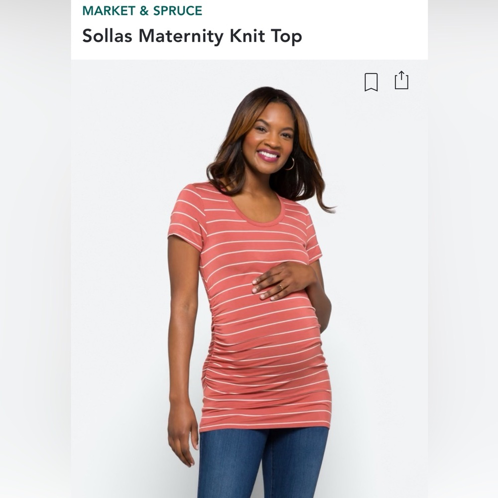Market & Spruce Sollas Maternity Knot Top